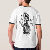 T-SHIRT ANGE INDOU ASIATIQUE DU SUD SHIVA D'UN DIEU DE (Dos)