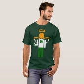 T-shirt ange irlandais (Devant entier)