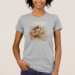 T-SHIRT ANGE JOUER LYRA SUR LES NUAGES