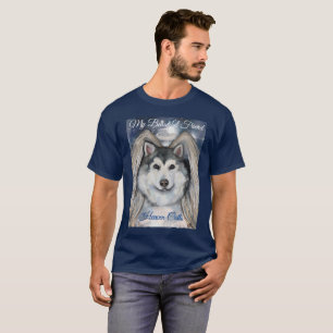 T-shirt Ange Malamute d'Alaska