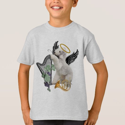 T-shirt Ange parfait de Bedlington Terrier (Devant)