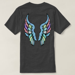 T-shirt Ange peint ailes