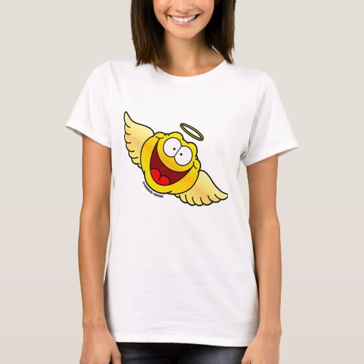 T-shirt Ange Visage Heureux (Devant)