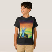 T-SHIRT ANGEL À DOUBLE LUMIÈRE (Devant entier)