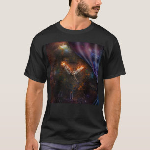 T-shirt Angel avec ailes brûlantes