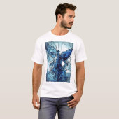 T-shirt Angel bleu (Devant entier)