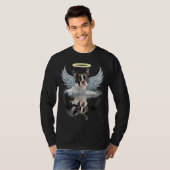 T-shirt Angel Boston Terrier Shadow Under Water Devil Bost (Devant entier)