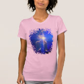 T-shirt Angel Child "NEVER ALONE" (Devant)