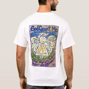 T-shirt Angel de prière de sérénité (dos)