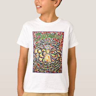 T-shirt Angel de prière de sérénité (texte espagnol)