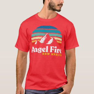 T-shirt Angel Fire Nouveau-Mexique Usa Station De Ski 1980