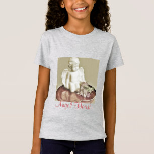 T-shirt Angel Heart-Taupe