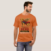 T-shirt ANGEL HERO foncé (Devant entier)