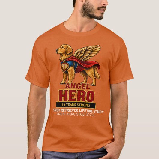 T-shirt ANGEL HERO foncé (Devant)