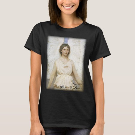 T-shirt Angel par Abbott Thayer, Art Victorien Vintage (Devant)