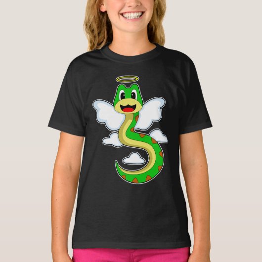 T-shirt Angel serpent ailes Angel (Devant)
