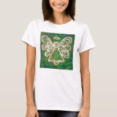 T-shirt Angel vert (Image sur le devant) (Devant)