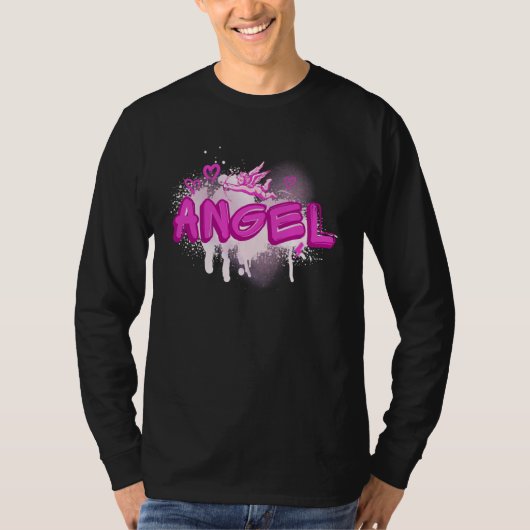 T-shirt Angel y2k Aesthetic 2000s Millennial Nostalgia Pin (Devant)