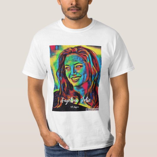 T-shirt Angelina Jolie (Modifier) (Devant)
