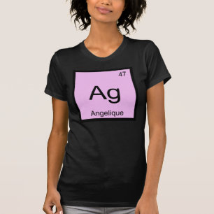 T-shirt Angélique Nom Chimie Élément Tableau Périodique