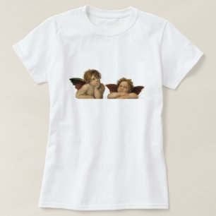 T-shirt Angels anges - Madonna Sixtina - Raphael - Raffael