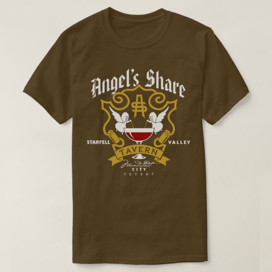 T-shirt Angels Share Tavern (Design devant)