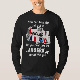 T-shirt Angers Boarding Pass  Angers Girl  Angers