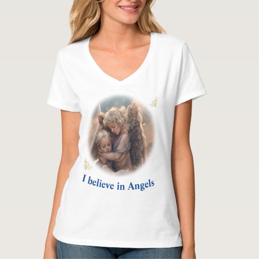 T-shirt anges bébés (Devant)