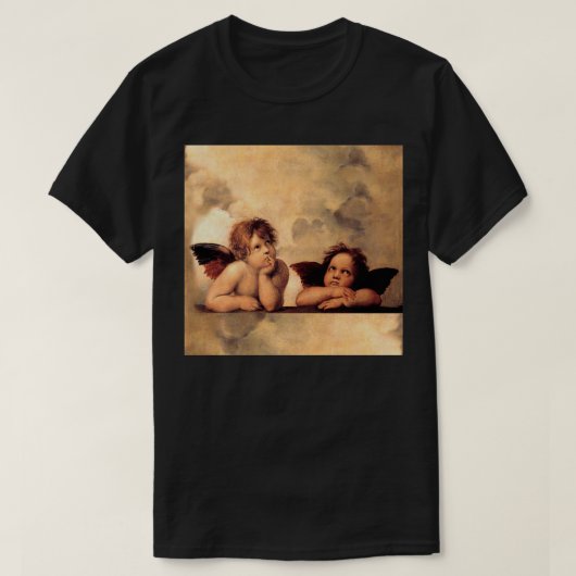 T-shirt Anges Cadeau Raphael Cupid Cherubs Art Valentine A (Design devant)