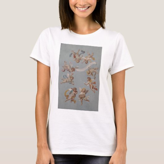 T-shirt Anges de Cherub de la Renaissance (Devant)