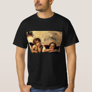 T-shirt Anges de la Madone Sixtine par Raphaël Sanzio