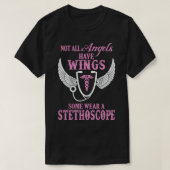 T-shirt Anges stéthoscope (Design devant)
