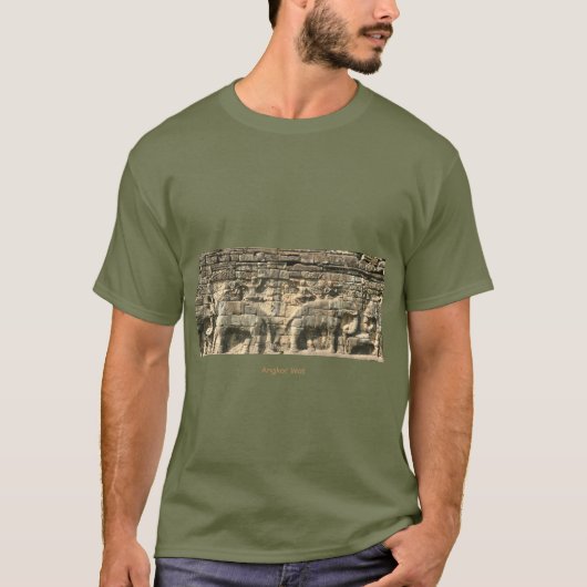 T-shirt Angkor Wat, Bas-relief. (Devant)