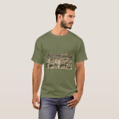 T-shirt Angkor Wat, Bas-relief. (Devant entier)