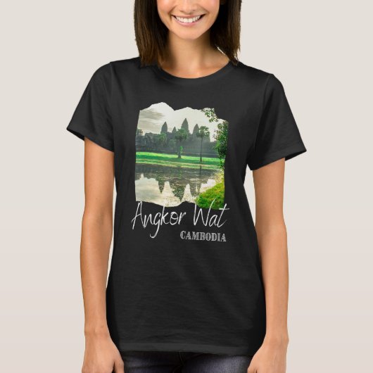 T-shirt Angkor Wat Khmer Historical Temple Cambodia (Devant)