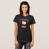 T-shirt Anglais Angora Rabbit Papa (Devant entier)