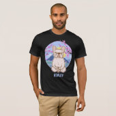 T-shirt Anglais Bulldog Kawaii mignon cadeau chien animal (Devant entier)