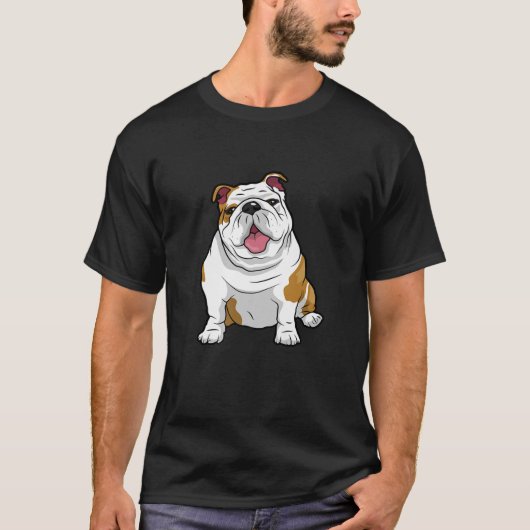 T-shirt ANGLAIS BULLDOGS Awesome Funny Bulldog Pups Chiens (Devant)
