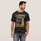 T-shirt Anglais Cocker Espagnol Cher Papa Merci Pour Être (Devant entier)