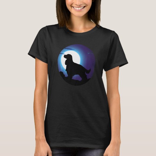 T-shirt Anglais Cocker Spaniel Chien race (Devant)