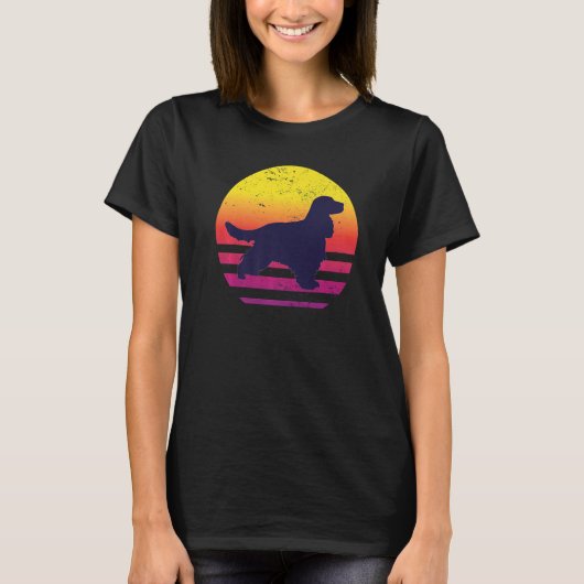 T-shirt Anglais Cocker Spaniel Chien race 38 (Devant)