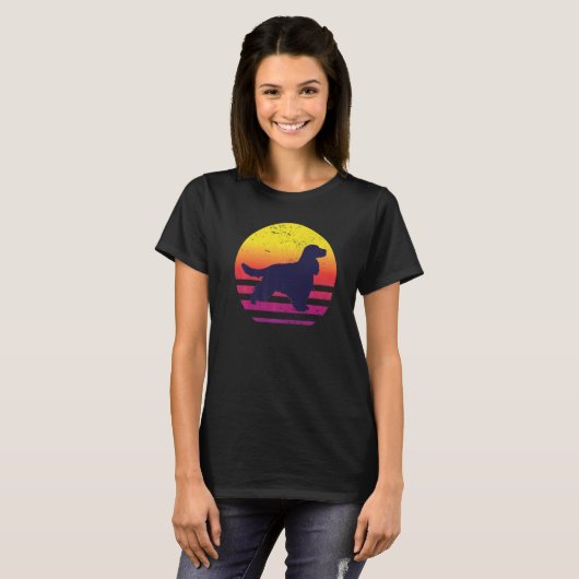 T-shirt Anglais Cocker Spaniel Chien race 38 (Devant entier)
