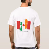T-shirt Anglais Irlandais Canadien (Dos)