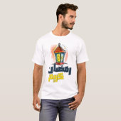 T-shirt Anglais - Langue anglaise pour un Ramadan coloré (Devant entier)
