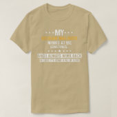 T-shirt Anglais Malinois Funny Chien Amant Puppy Animateur (Design devant)