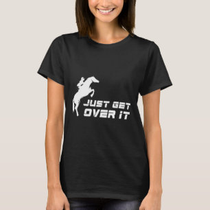T-shirt Anglais Riding Chasseur Jumper Girl Horseback équi