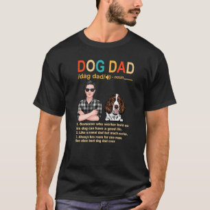 T-shirt Anglais Springer Spaniel Chien Papa Définition Pèr
