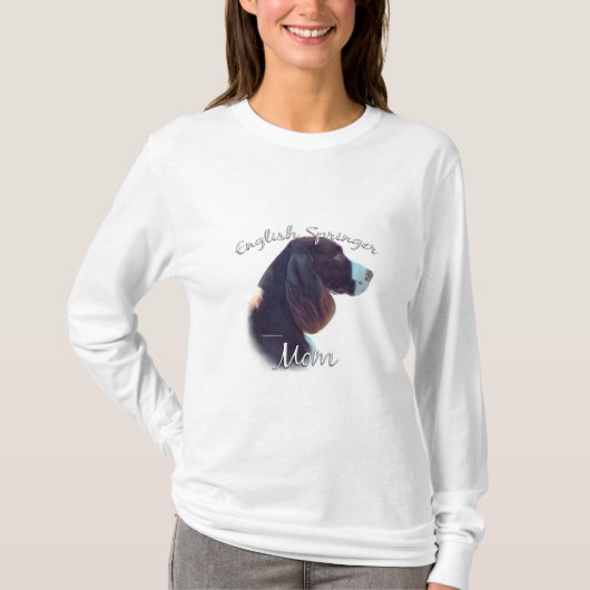 T-shirt Anglais Springer Spaniel Maman 2 (Devant)