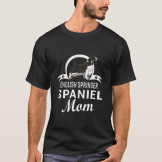 T-shirt Anglais Springer Spaniel Maman Propriétaire De Chi