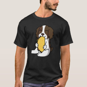 T-shirt Anglais Springer Spaniel Manger Un Chien Taco
